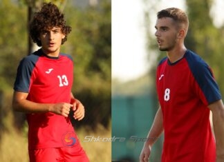 Dyshja e të rinjve Cungu- Zaganjori sërish e pranishme në stërvitjen e Vllaznisë