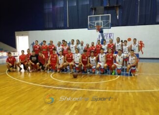 BASKETBOLL/ Vllaznia U18 fiton miqësoren ndaj ekipit të Partizanit