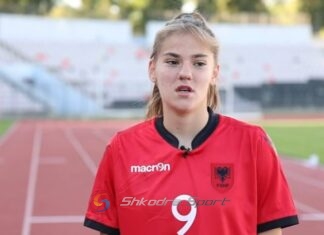 Flet sulmuesja shkodrane Klaudia Borci: Krenari të luaj me fanellën kuqezi dhe të shënoj për Shqipërinë