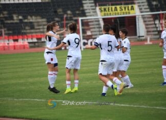 Protagoniste shkodrania Matilda Tanushi, Shqipëria U19 fiton 1-0 ndaj Armenisë