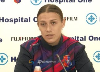 VIDEO/ Megi Doçi: E dëshiroj një gol ndaj Realit, por më shumë rëndësi ka rezultati i Vllaznisë