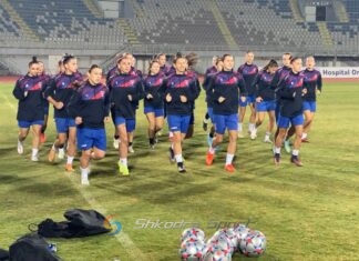 VIDEO/ Vllaznia mbyll përgatitjet për Realin. Optimizëm tek vajzat kuqeblu