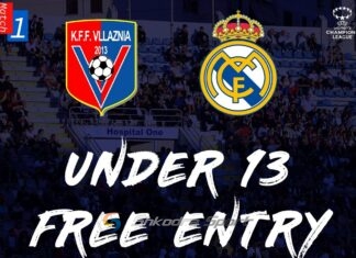 Nesër luhet Vllaznia- Real Madrid, drejtuesit ‘ofertë’ për tifozët e vegjël kuqeblu