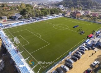 Vora përuron stadiumin e ri, Valbona i prish festën