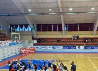 Volejbollistet e reja të Vllaznisë marrin fitoren e dytë. Mundin 3-1 Tiranën