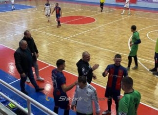 VIDEO/ Vllaznia futsall e nis me fitore kampionatin. Mund 7-5 Diamant