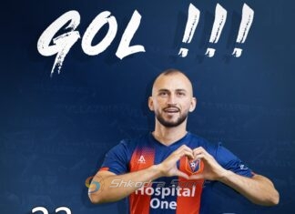 LIVE KUKESI-VLLAZNIA/ Mbyllet pjesa e parë, Vllaznia në avantazh falë perlës së Hakajt