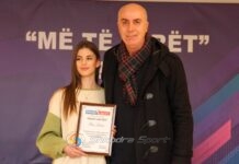 TALENTI I VITIT/ Anisa Bokrina: Po mbyll një vit shumë të suksesshëm. Çmimi i ‘Shkodra Sport’ ishte ‘qershia mbi tortë’