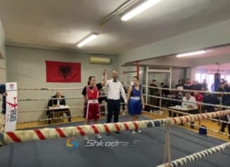 VIDEO/ Arba Kuçi & Marsela Shimaj, të parat boksiere femra që marrin pjesë në kampionat