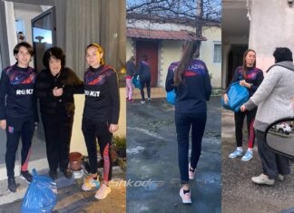 Futbollistet e Vllaznisë kampione edhe jashtë fushe. Shpërndajnë ndihma për familjet në nevojë