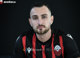 Erald Çinari sërish në formacionin më të mirë të javës në Maqedoninë e Veriut