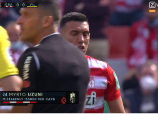 ‘Myrto, mbreti ynë i golave’! Nuk mbarojnë pankartat në Spanjë, tifozja e vogël i shkruan Uzunit edhe në gjuhën shqipe