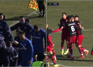 Barazim spektakolar në Kamëz, Kastrioti i merr një pikë Erzenit pas disavantazhit të dy golave