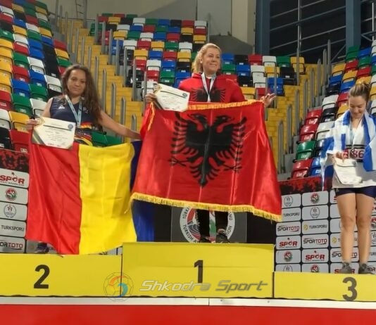 Atletja lezhjane Mimoza Shtjefni shpallet kampione Ballkani