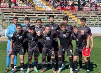 Shqipëria U19 e humb miqësoren e dytë ndaj Maltës. Në fushë edhe dy lojtarë shkodranë