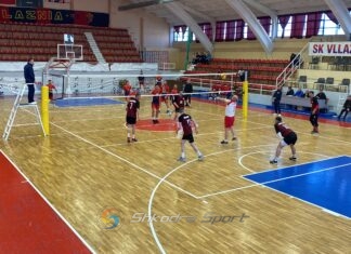 VOLEJBOLL/ Vllaznia e meshkujve e mund sërish Skënderbeun dhe kualifikohet në gjysmëfinale