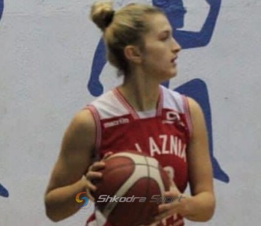 Bernada Rreshpja lojtarja më e mirë e javës në kampionatin e basketbollit. E dyta Anisa Bokrina