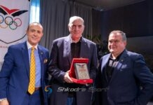 Zef Gjonit i akordohet titulli i lartë ‘Urdhëri Olimpik’