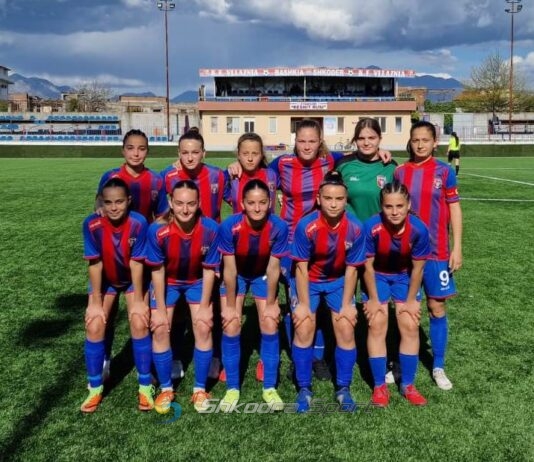 Futboll femra / Vllaznia U-16 njësoj si ekipi i parë, fiton 10-0 ndaj Egnatias