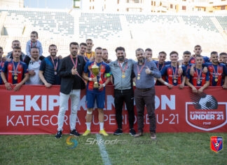 VIDEO/ Elvis Plori: I lumtur për titullin me ekipin 21. Do të vazhdoj t’i shërbej Vllaznisë