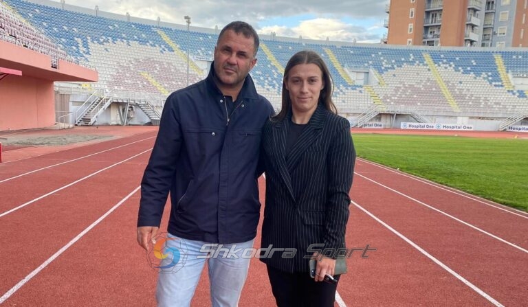 FOTO- LAJM/ Vioresin Sinani & Megi Doçi, historia e golit shqiptar