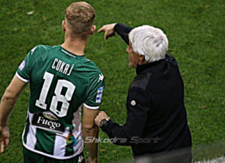 Mesfushori koplikas Enis Çokaj vlerësohet për paraqitjen e tij te Panathinaikos