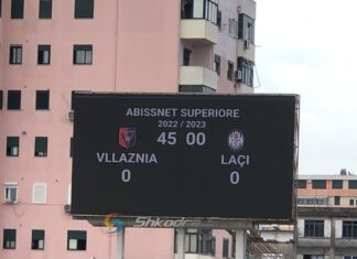 LIVE VLLAZNIA-LAÇI/ Nuk ka gola në Shkodër, pjesa e parë mbyllet në barazim