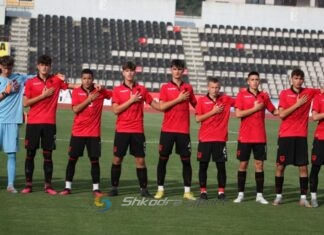 Shqipëria U17 mund 3-1 Maqedoninê e Veriut. Shënon edhe futbollisti i Vllaznisë Pepnikaj
