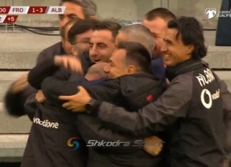 Shqipëria fiton 3-1 edhe ndaj Ishujve Faroe dhe ngjitet në vendin e dytë në grup