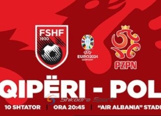 FSHF rrit çmimet e biletave për ndeshjen me Poloninë. Më e lira kushton 20 mijë lekë