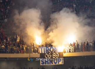 FSHF ‘ia sheh sherrin’ tifozëve të Tiranës, gjobitet nga UEFA për flakadanët në ndeshjen ndaj Moldavisë