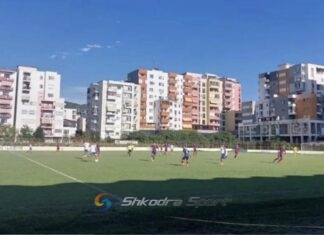 Barazim në miqësoren mes Besëlidhjes dhe Vllaznia U21. Vendosin golat e Kacelit dhe Delajt