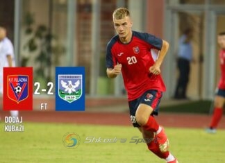 Barazim 2-2 në miqësoren me Vllaznia U21 dhe Tërbunit