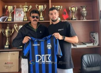 Sulmuesi shkodran Angjelo Radovani prezantohet tek Luftëtari. Firmos edhe Astrit Rama