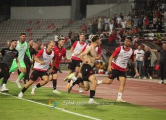 LAJMI I FUNDIT/ Shqipëria U21 zyrtarizon formacionin, dy shkodranë nga minuta e parë