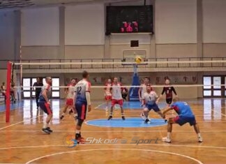 VOLEJBOLL/ Vllaznia e meshkujve e nis me fitore kampionatin. Fiton 3-1 në Korçë ndaj Skënderbeut