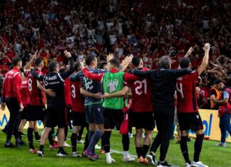 ‘Sky Sport’ pranon ‘humbjen’ e parë: 50.000 shqiptarë dhe 31.000 italianë në stadium të shtunën