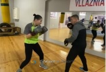 VIDEO/ Elsidita Selaj dhe Jetmir Kuçi, stërvitje intensive për sfidat e ardhshme europiane