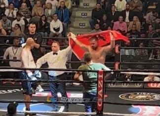 VIDEO/ Tjetër sukses i Kristian Demaj. Shkodrani fiton ndeshjen e gjashtë në boksin profesionist