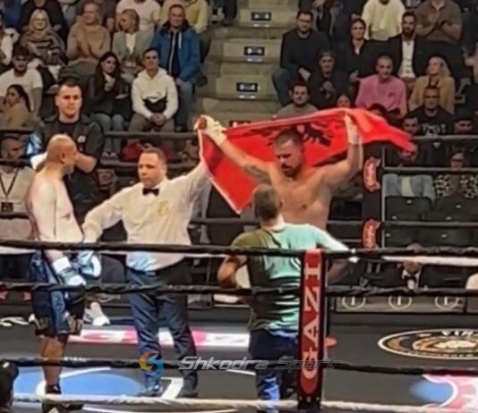 VIDEO/ Tjetër sukses i Kristian Demaj. Shkodrani fiton ndeshjen e gjashtë në boksin profesionist