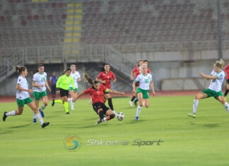 Shqipëria e pëson në fund ndaj Irlandës në një ndeshje që zgjati 276 minuta