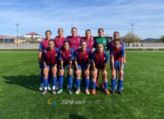 Vllaznia U17 për femra e nis kampionatin me goleadë, mund 7-0 Egnatian