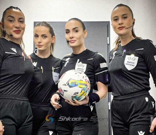 Arbitret shqiptare performancë të mirë në ndeshjen Çeki- Slloveni