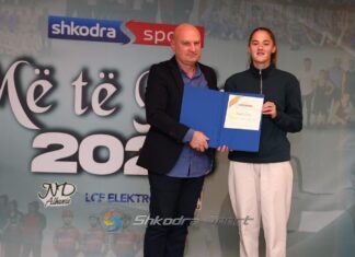 ‘Talenti i vitit’/ Klaudia Borci: E lumtur për çmimin e ‘Shkodra Sport’, sukseset me Vllazninë do vazhdojnë gjatë