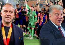 Presidenti Laporta i jep lajmin fantastik trajnerit Flick para ndeshjes me Mallorcan