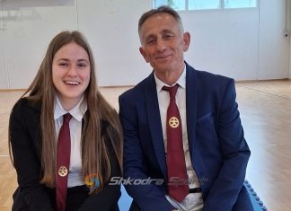 Karateisja lezhjane Mikela Skandaj pretendon medaljen edhe në Europianin e Letonisë