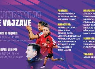 Dy ‘betejat finale’ kundër Qipros, trajneri Grima shpall listën me 23 lojtaret e grumbulluara