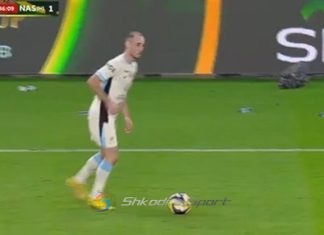 VIDEO/ Mario Mitaj çfarë asisti! Mbrojtësi i Kombëtares ‘gatuan’ gol para syve të Cristiano Ronaldos