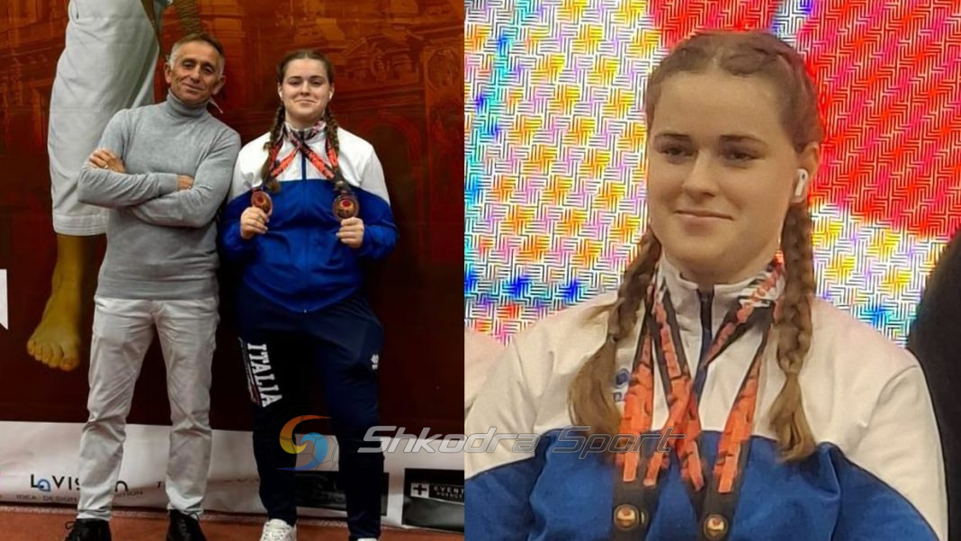 Mikela Skandaj dy medalje bronzi ne Europian