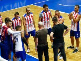 VOLEJBOLL/ Vllaznia e meshkujve humbet 1-3 ndaj Erzenit. Vë në dilemë kualifikimin në 1/2 e Kupës